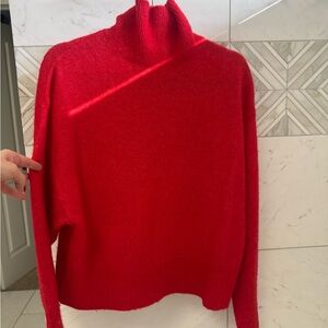 & Other Stories Red Turtleneck Sweater